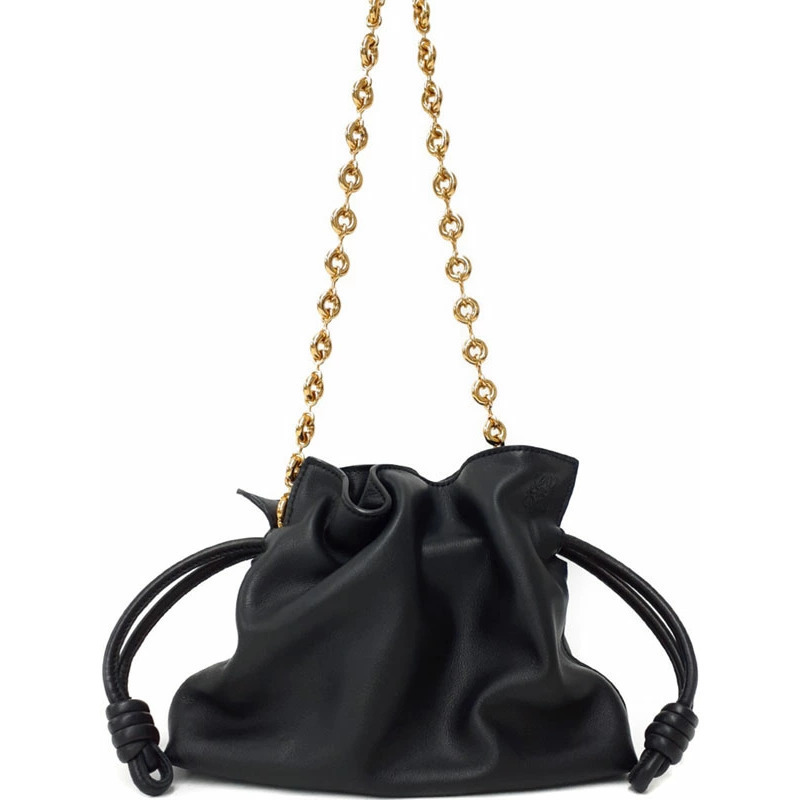 Loewe Flamenco Clutch Bag Black Nappa Calfskin